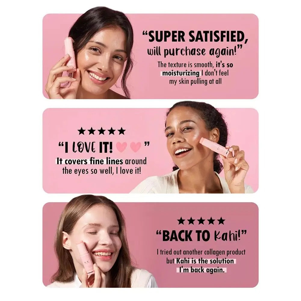 KAHI Wrinkle Bounce Multi Balm Facial Moisturizer All-in-One Hydrating Lip Balm Eye Cream Make Up Base Daily Face Moisturizer