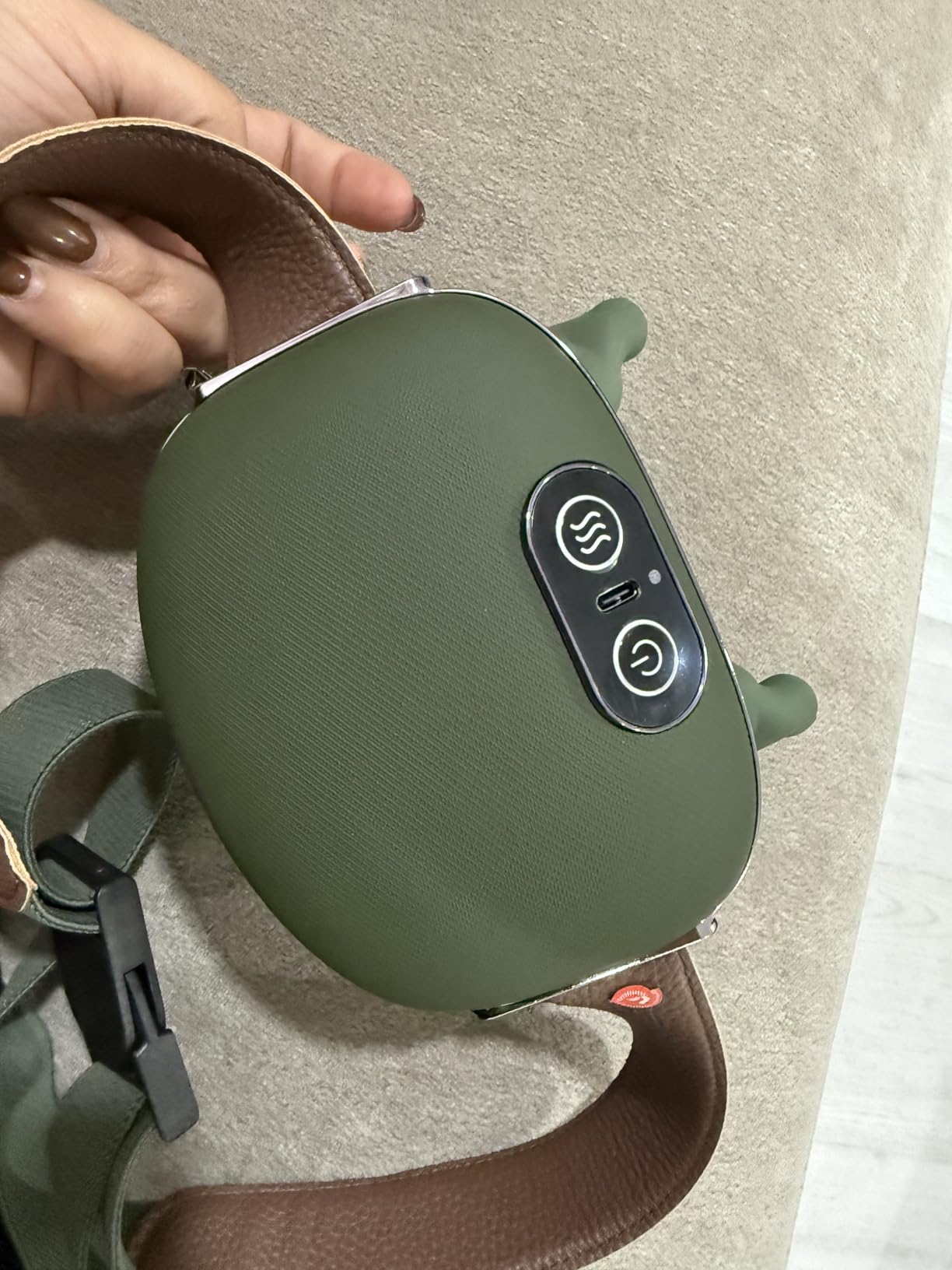 Portable, Bionic Heated Neck and Back Massager