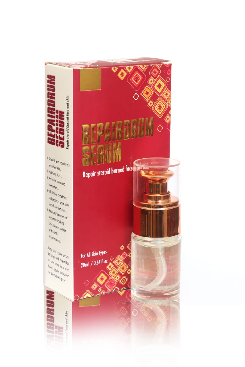 Repairdrum Serum for Steroid-Burned Face ,Damaged Skin, Spider Veins & Reduce Skin Redness