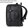 Vacuum Compression Travel Backpack With Air Pump With Mobile Charging Port