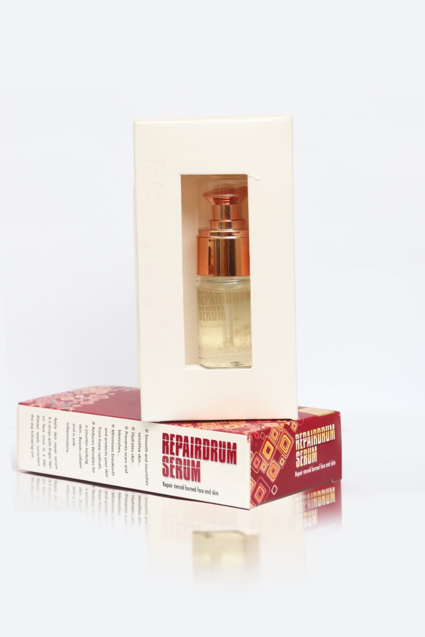 Repairdrum Serum for Steroid-Burned Face ,Damaged Skin, Spider Veins & Reduce Skin Redness