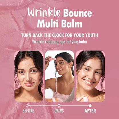 KAHI Wrinkle Bounce Multi Balm Facial Moisturizer All-in-One Hydrating Lip Balm Eye Cream Make Up Base Daily Face Moisturizer